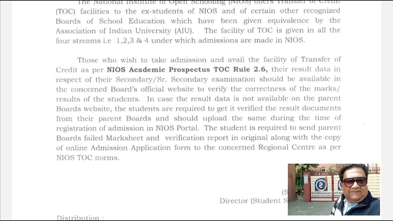 NIOS Big Happy News Today 