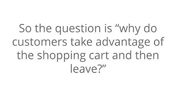 How to Stop Shopping Cart Abandonment - NicheVideoGalore.com