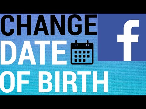 Como mudar data de nascimento Facebook (2020)