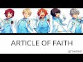 Knights Article of Faith English Color Coded Lyrics