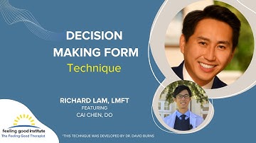Decision Making Form - CBT Therapy Technique