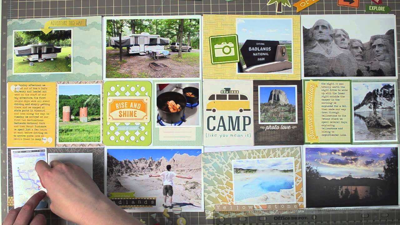 Two Peas Project Life October 2013 - Vacation Weeks with Melissa Stinson