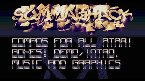 Atari ST demo - Sommarhack 2014 Invitro