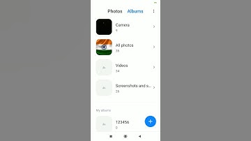View hidden albums in the Gallery | Redmi 7A MIUI 12.5 version designed by Xiaomi | album settings