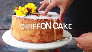Classic Chiffon Cake - Easy Method