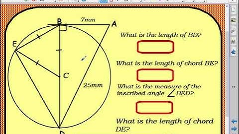 Math 9- 8.1 Tangents in a Circle (Notes/Examples) (Pearson Math Makes Sense)