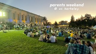 uc berkeley parents weekend vlog ୨♡୧