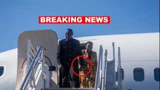 BREAKING NEWS: Watch how Ruto landed in America today holding his beautiful wife Rachel!