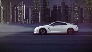 White Nissan GTR City Night Live Wallpaper + FREE Download (1080p HD) screenshot 1