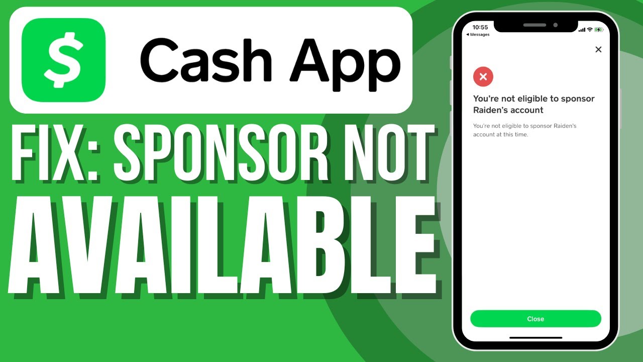 ИСПРАВЛЕНИЕ: Приложение Cash не позволяет мне найти спонсора (новое решение)