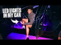 PUTTING LED LIGHTS IN MY CAR (UNBOXING AND INSTALLING)