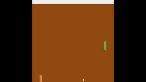 Pong-playing RL agent trained with PPO