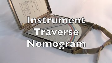 Instrument Traverse Nomogram (номограмма инструментального хода) Review / HowTo
