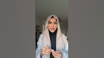 2 eenvoudige hijab-stijlen met één hijab-magneet #hijab #hijabutorial #hijabstyle