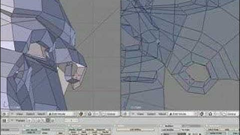 Timelapse-Modeling a bull-like head- Montage Studio