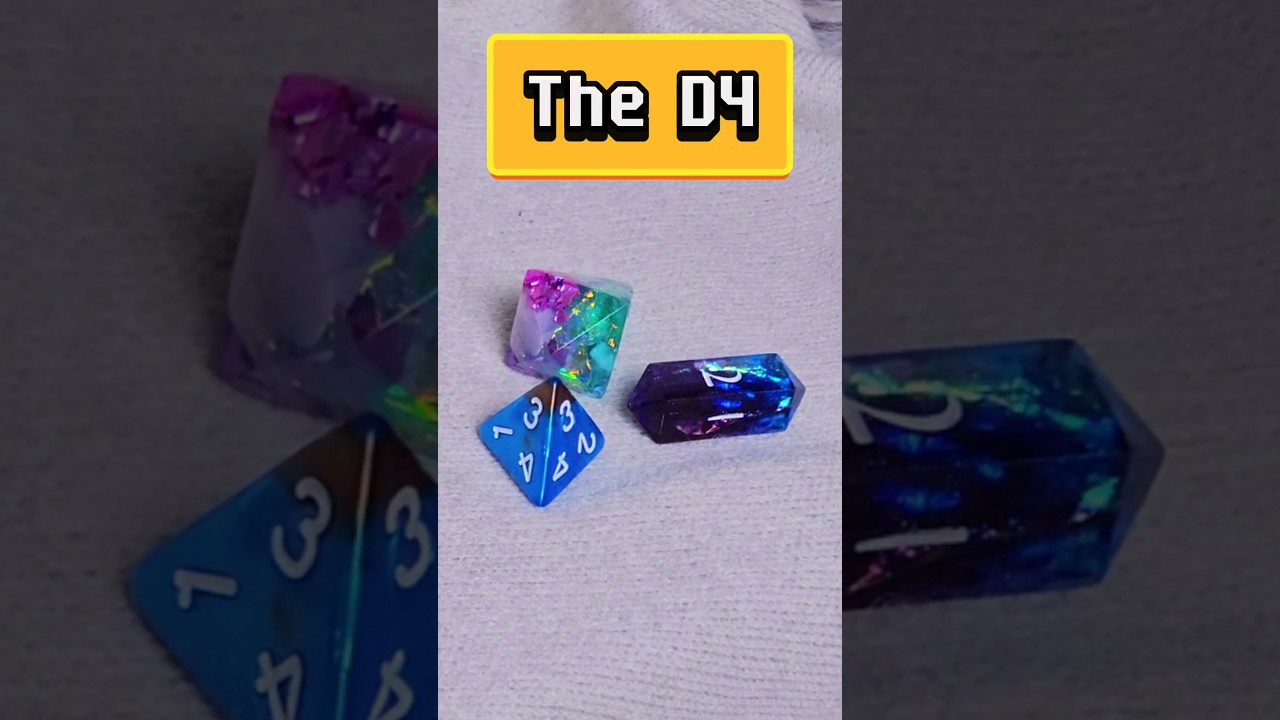 WHAT IS A D4? #dungeonsanddragons #dice #dnd #learning #subscribe 