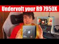 Undervolt your ryzen 9 7950x for more fps and lower temperature