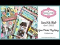 How To Make A Card with The Stamps of Life April 2022 Card Kit