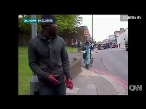 Slaughter caught on tape!!! Killing a soldier in London