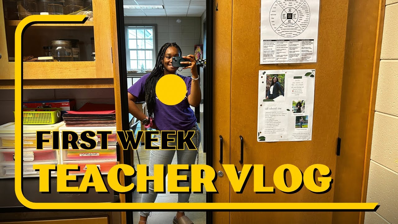 overview of my first week as a teacher || day four - YouTube