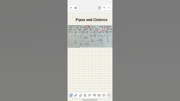Pipes and Cisterns - Inlet/Outlet - #tnpsc #ssc #rrb #ssccgl #sscgd #sscexam #governmentjobs #ibps