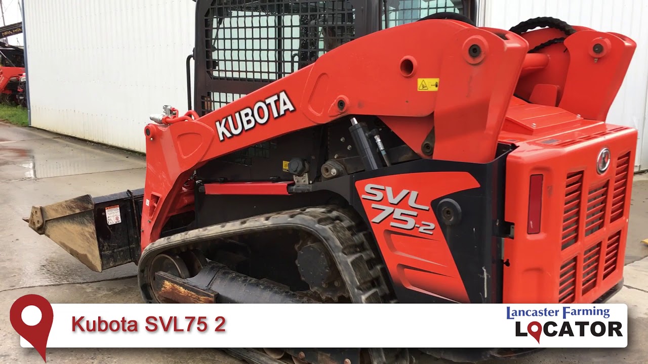 Kubota SVL75 2 - YouTube