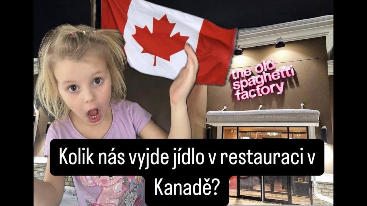 Neuvěříte kolik nás stojí jídlo v restauraci v Calgary, 6-ti členná rodina v restauraci v Kanadě.