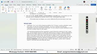 Shelly Cashman Access 365 | Module 4: End of Module Project 1 TopStream, Inc.
