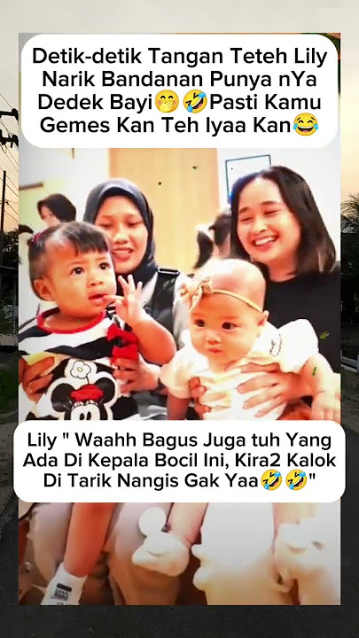 parah ini,lily narik bandana bayi sampek nangis😰#babylily#raffiahmad#nagita#shortvideo#shortsfeed