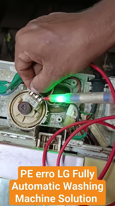 PE Error LG Fully Automatic Washing Machine Problem Solution 🤔🤔