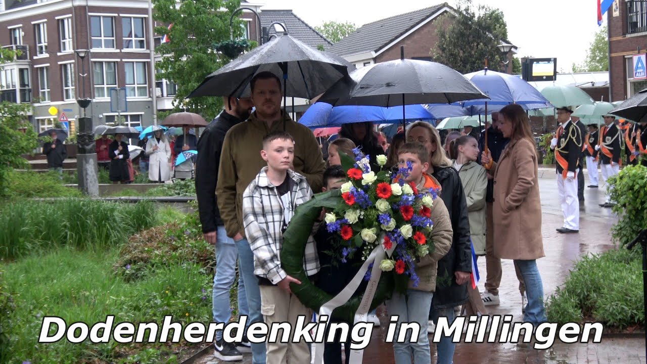 Dodenherdenking in Millingen aan de Rijn - YouTube