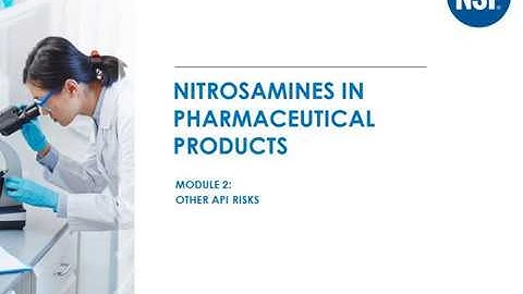 Webinar: Nitrosamines in Medicinal Products – Assessing the Risks