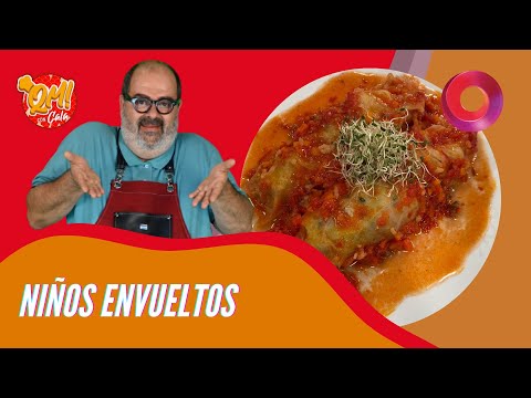 Niños envueltos de repollo