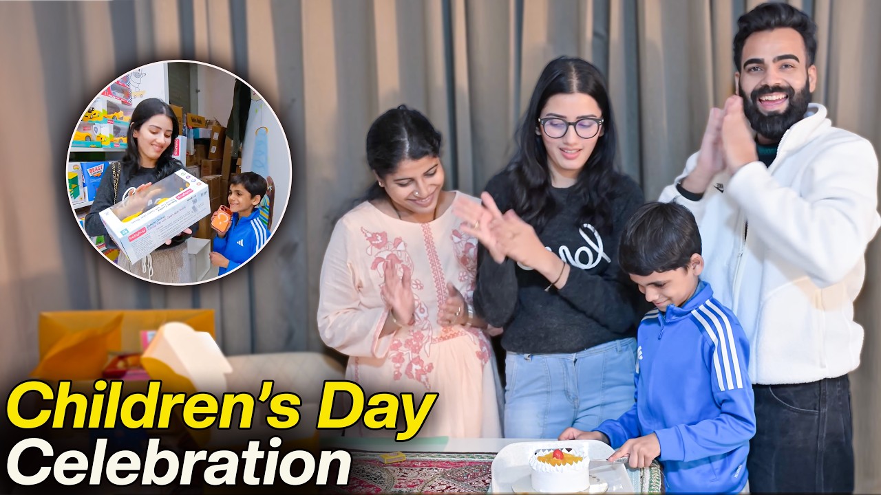 Kanha Ke Saath Kiya Children’s Day Celebrate  🎉
