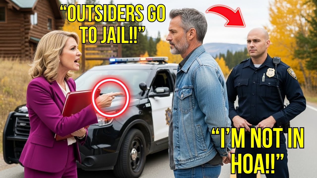 She Yelled “You’re Trespassing!”… HOA Karen Froze When I Showed I Own Her HOA’s Land