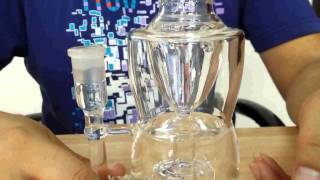 Mothership Torus sturdy Glass water pipes oil rigs glass bongs incycler