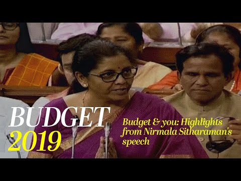 Budget & you: Highlights from Nirmala Sitharaman's speech