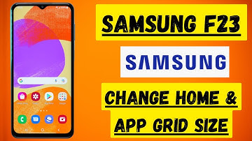 How To Change Home & App Grid Size On Samsung F23 | Make Bigger or Smaller Icons galaxy f23 || 2022