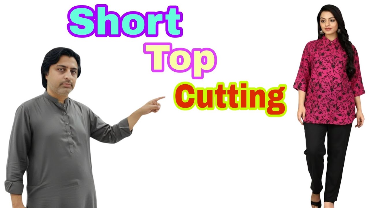 Code Set Top cutting short shirt cutting - YouTube