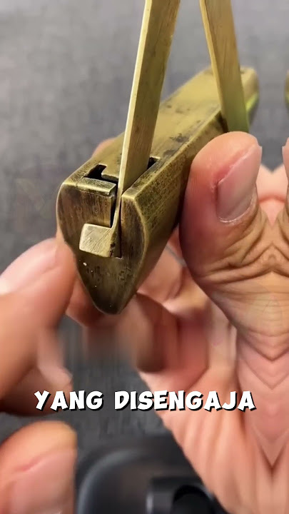 🤯 How to unlock a 2,000-year-old ancient Chinese lock