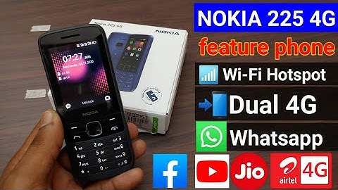 Nokia 225 4G Feature Phone 2025 Wifi Hotspot WhatsApp YouTube & Dual 4G Test