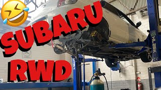 Subaru Hawkeye RWD mods and locker diff project
