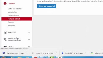 How To Add A Featured content Channel Your YouTube Channel 2018 | Play Tube Official
