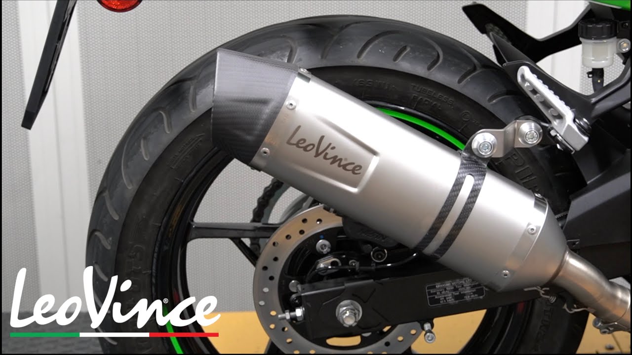 LeoVince LV ONE EVO for KAWASAKI NINJA & Z 500 - YouTube