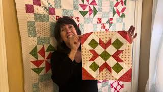 Christmas quilt already?  block 2  quilt along