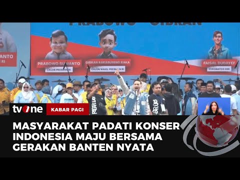 Ribuan Masyarakat Tumpah Ruah Ikuti Kampanye Akbar Prabowo-Gibran di Tangerang | Kabar Pagi tvOne