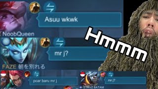 Ketemu NoobQueen Di Rank | Auto Tunjukin Skill Fanny Gue Coy