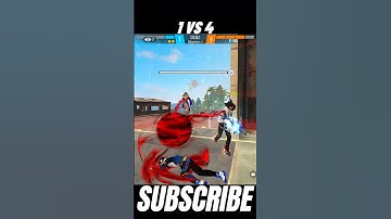 1vs4 destroyed in seconds 😤 awm #itzroxx99 🥱 #ironicff #shorts #freefireshorts