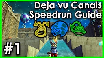 Déjà Vu Canals Level 1 - Blinx Beginner Speedrunning Guide