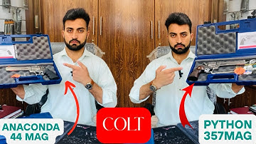 REVOLVER COLT ANACONDA 44 MAGNUM | REVOLVER COLT PYTHON 357 MAGNUM | unboxing and Review #youtube